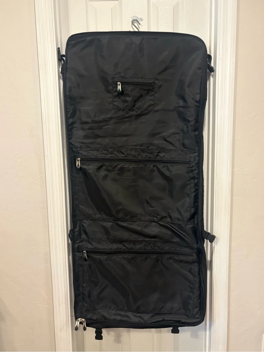 Vintage American Tourister Black Hanging Garment Bag